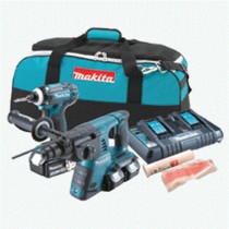 Bộ Combo máy khoan bê tông, máy vặn vít DLX2242PM1